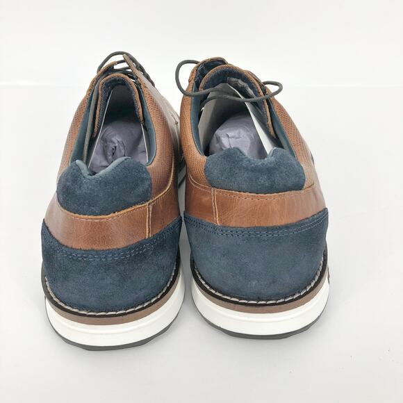 HAWKER RYE Men's Maverick Oxford Shoes 12 Brown Lace Up Leather Stitchfix NWOB - Picture 6 of 9